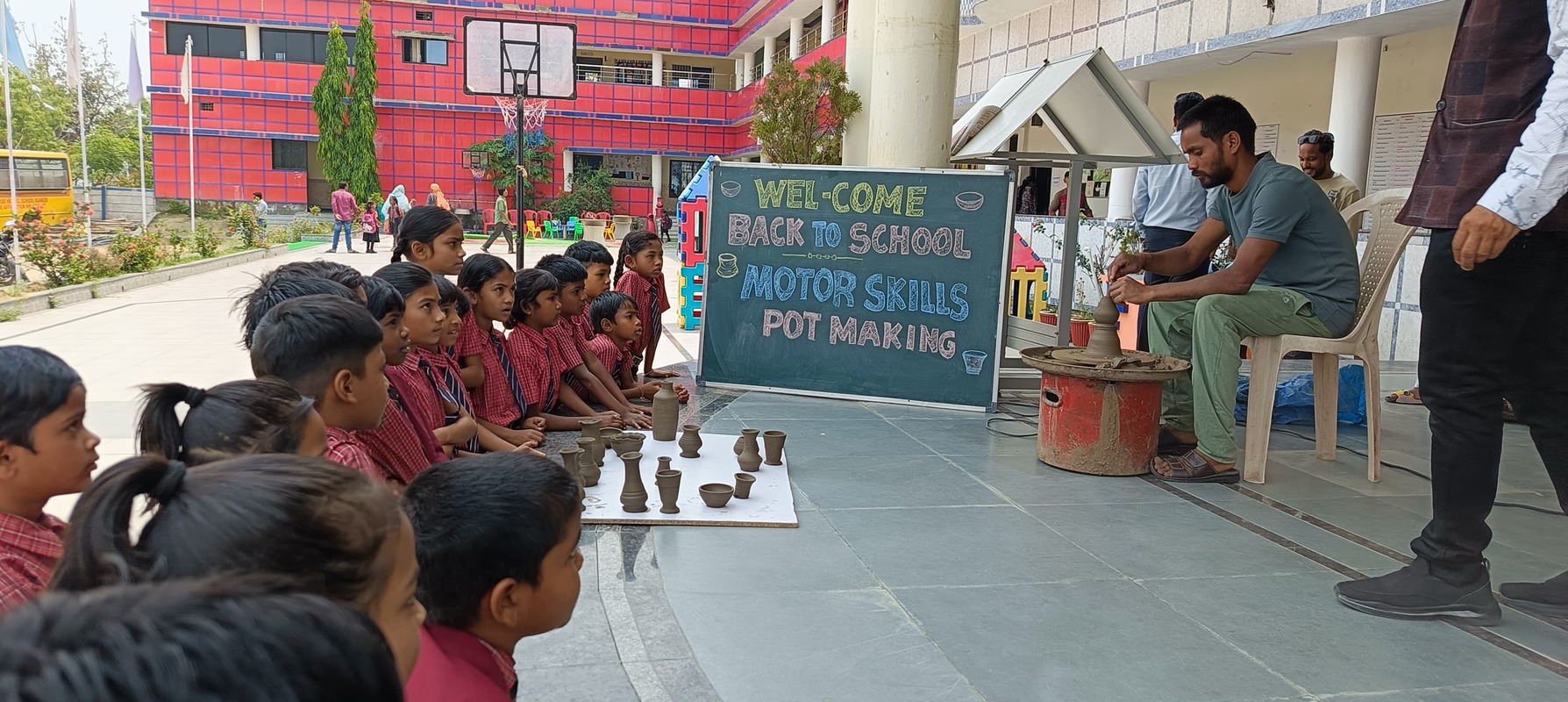 Pot Making at Paradise School
Paradise School encourages creativity through pot making, a fun and educational activity. Children shape clay into beautiful pots, improving their artistic and motor skills. This hands-on experience teaches patience and craftsmanship. Pottery connects students with tradition while making learning enjoyable and rewarding. A true blend of art and culture!